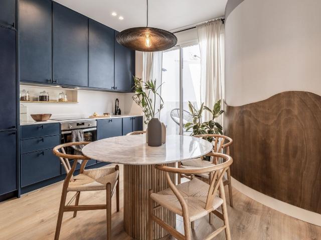 Modern 2 Bedroom Apartment with Spacious Terrace and Mountain Inspired Design in Chueca, Madrid Amsterdam Apartments for Rent