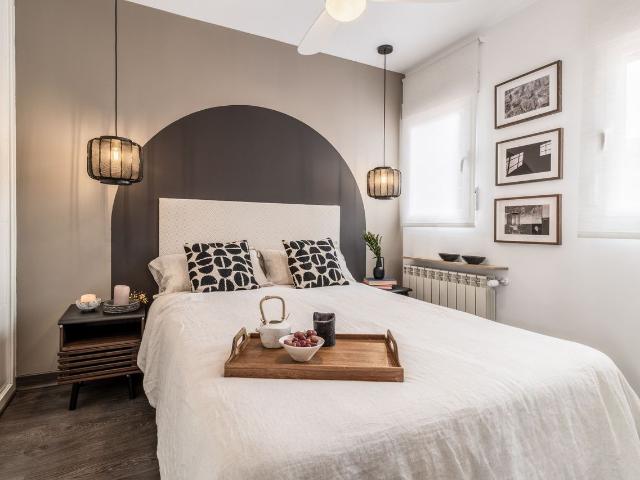 Modern 2 Bedroom Apartment with Spacious Terrace and Workspace in Azca, Madrid Amsterdam Apartments for Rent