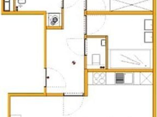 Modern 2 bedroom apartment with terrace and parking space