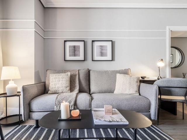Modern 2 Bedroom Apartment in Orense with Designer Furnishings and Ducted Air Conditioning, Madrid Amsterdam Apartments for Rent