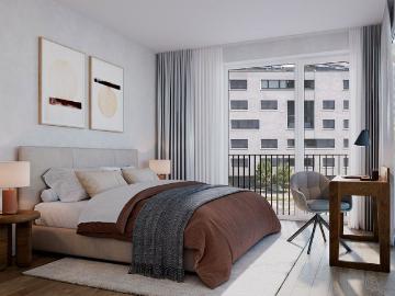 Modern 2½ room new build apartment with a well thought out floor plan
