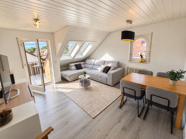 Modern 2 Room Attic Apartment with Balcony – All Inclusive Freiburg im Breisgau