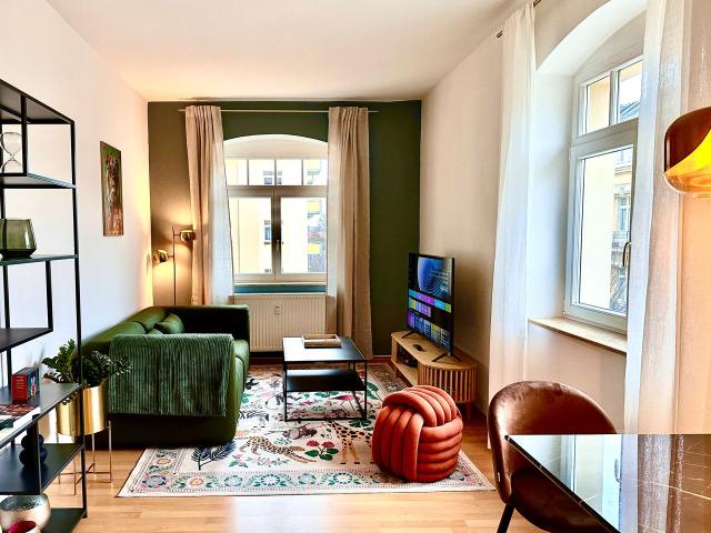 Modern 2 room apartment with balcony in Dresden Pieschen High quality furnishings, central location, Dresden Amsterdam Apartments for Rent