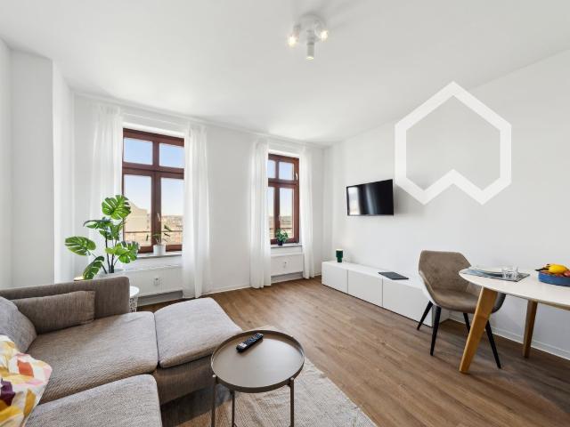 Modern 2 room apartment in a top location in the center north of Leipzig, Leipzig Amsterdam Apartments for Rent