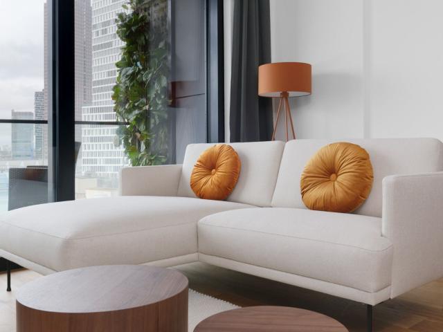 Modern 2 Room Apartment in Eden Tower with Skyline Views in Frankfurt Ostend