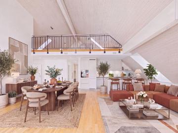 Modern 5.5 room duplex with balcony, Zunzgen