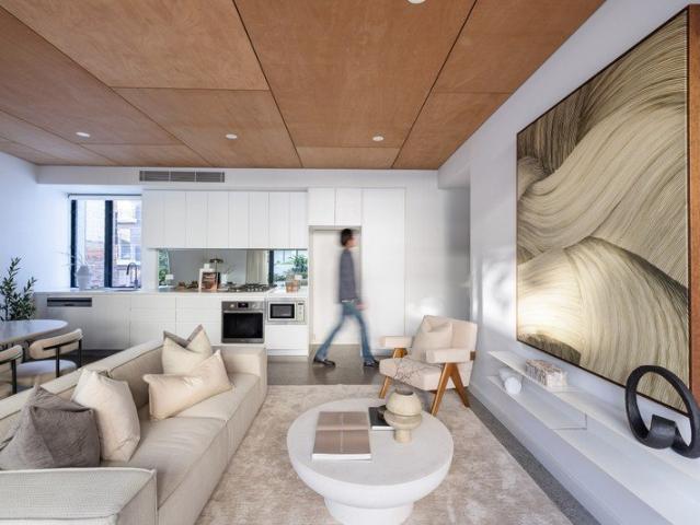 Modern courtyard residence with direct garden access