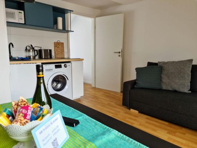 Modern and bright 2 room apartment with a private balcony on the top floor in Munich, Munchen Amsterdam Apartments for Rent