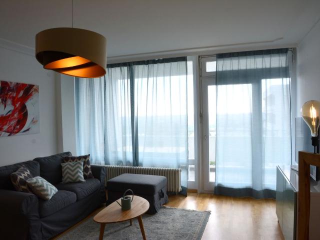 Modern and bright flat with stunning skyline view, Frankfurt Amsterdam Apartments for Rent
