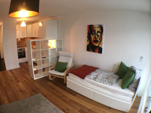Modern apartment in Schwabing with south facing balcony and view of the Alps, Munchen Amsterdam Apartments for Rent