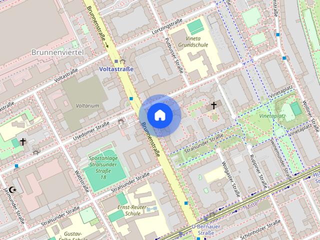 Modern apartment with 2 bedrooms for rent in Mitte, Berlin