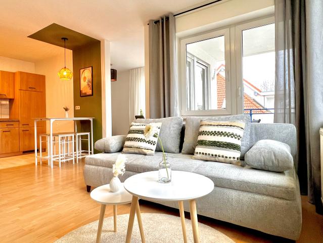 Modern apartment with balcony