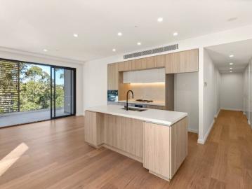 Modern Apartment with Open Plan Design and Balcony Views