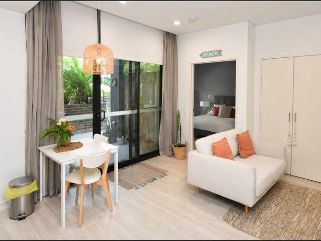 Modern Apartment with Oversized Courtyard