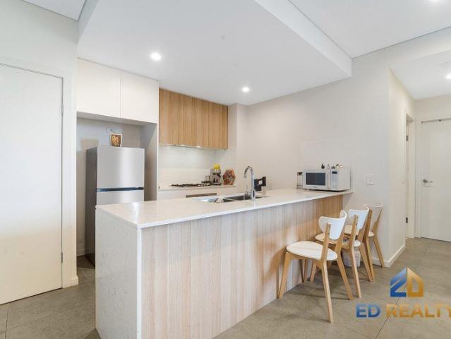 Modern Apartment with Tiles in Living Area
