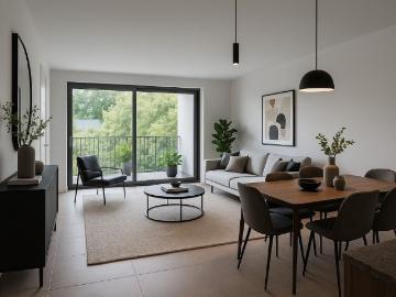 Modern appartement met 2 slaapkamers en 2 badkamers!