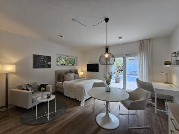 Modern Atrium Apartment near Munich City Center, Trade Fair & Airport