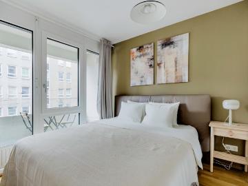 Modern building 1BR in famous 19. district, with elevator
