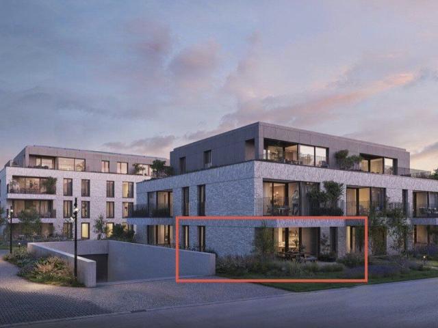 Modern gelijkvloers nieuwbouwappartement te huur 2 slpk