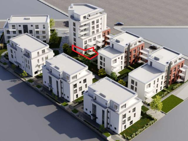 Modern ground floor apartment in Korntal Münchingen with terrace and garden