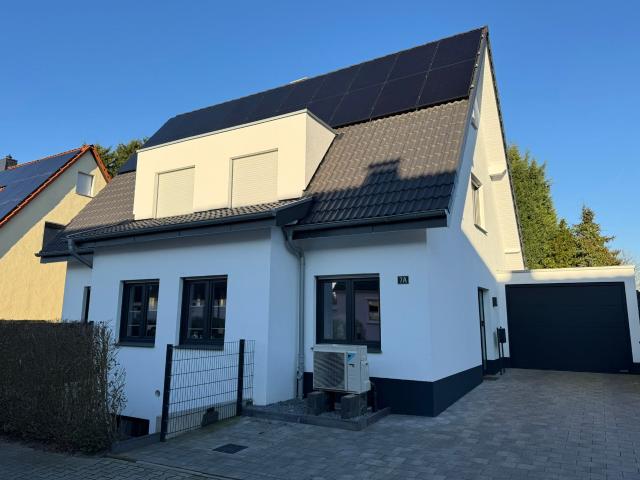Modern detached house with terrace