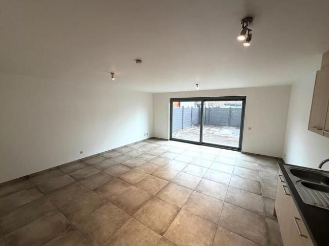 Modern en energiezuinig gelijkvloers appartement 104 m² met 2 slaapkamers en aangelegd terras