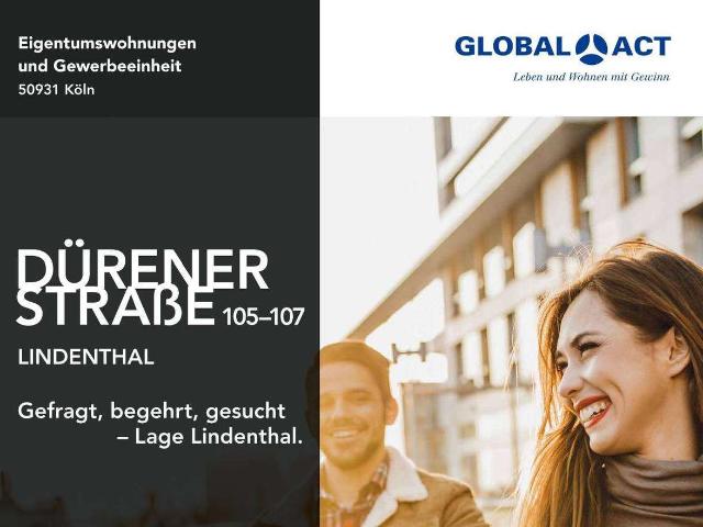Modern & energieeffizient wohnen in Köln Lindenthal – 3 Zimmer mit Balkon & Loggia! WE 5