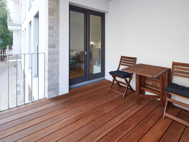 Modern, exclusive 2 room apartment with large balcony in Berlin Weißensee, Berlin Amsterdam Apartments for Rent