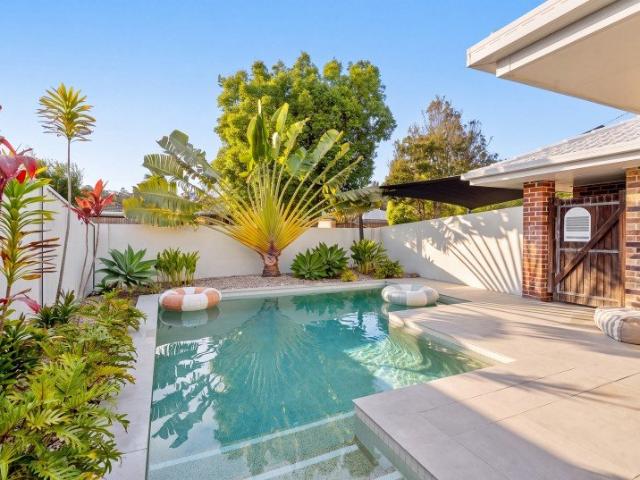 Modern Family Living with a Saltwater Pool