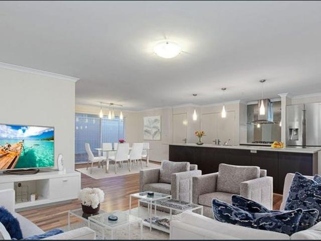 Modern Family Living with Room to Entertain