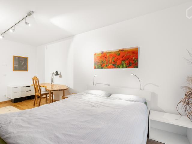 Modern flat with large balcony in Hamburg Mitte