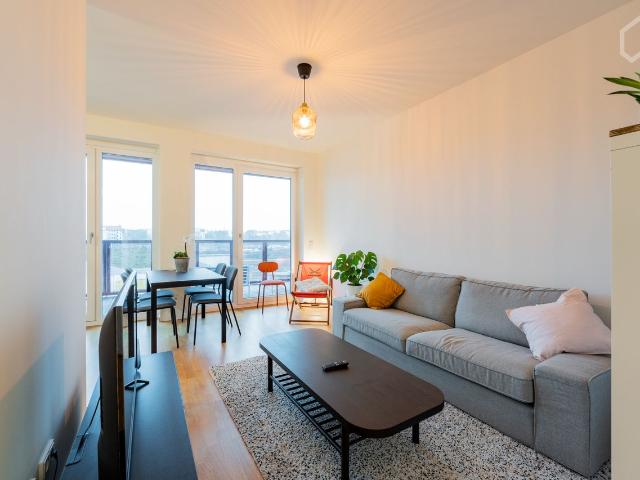 Modern furnished 1 bed flat huge balcony, Berlin Amsterdam Apartments for Rent