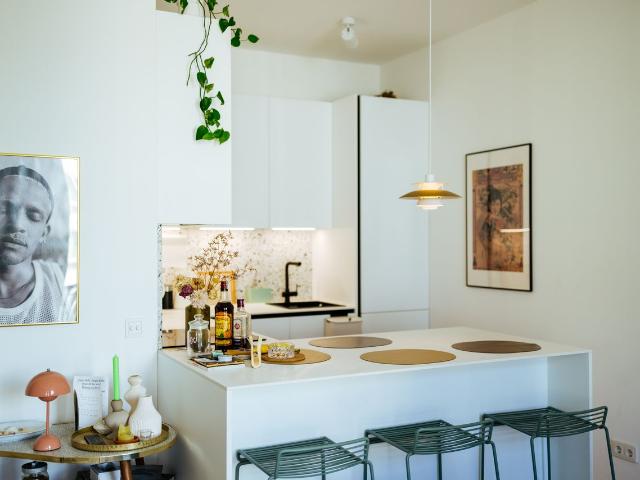 Modern furnished 2 room apartment with balcony in new building, Berlin Amsterdam Apartments for Rent