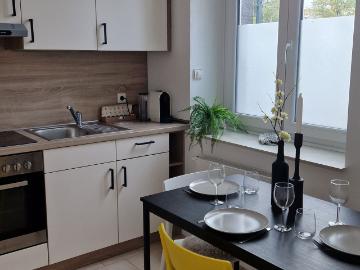 Modern Furnished 44 m2 Apartment Newly Renovated 5min to main train station Ideal for Short Term Rental in Flingern, Düsseldorf, Dusseldorf Amsterdam Apartments for Rent