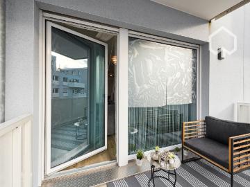 Modern Furnished 4 Room Apartment with 2 Balconies in Cologne, Koln Amsterdam Apartments for Rent