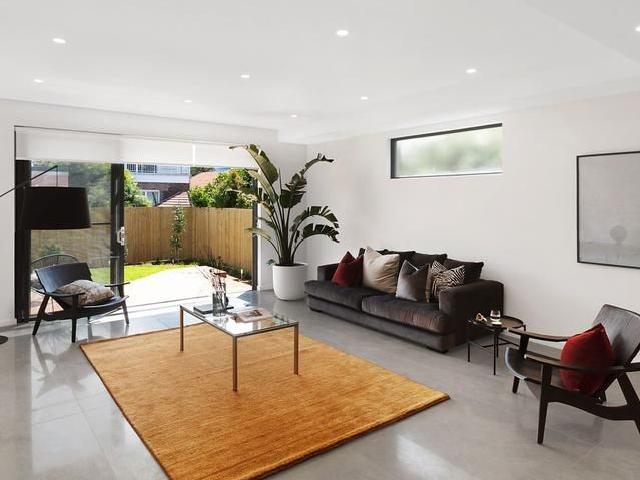 Modern home with north facing garden
