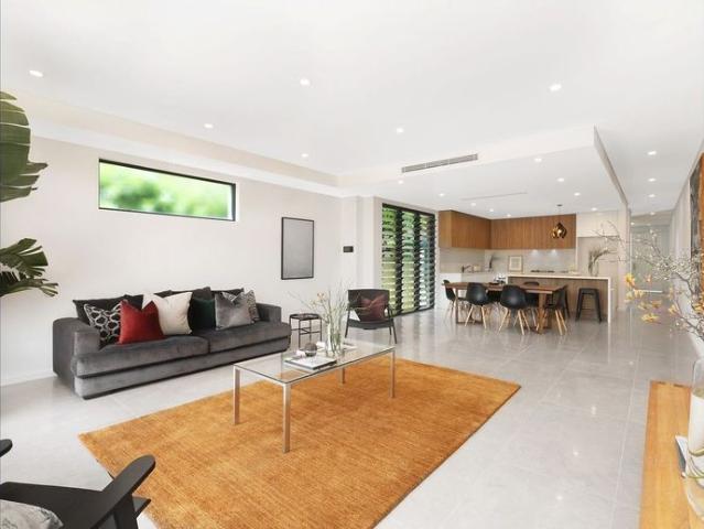 Modern home with north facing garden