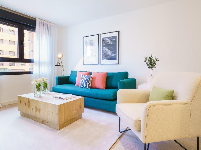 Modern one bedroom apartment is located in the Chamartín