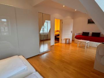 Modern old town apartment with gallery, centrally located below the castle, Heidelberg Amsterdam Apartments for Rent
