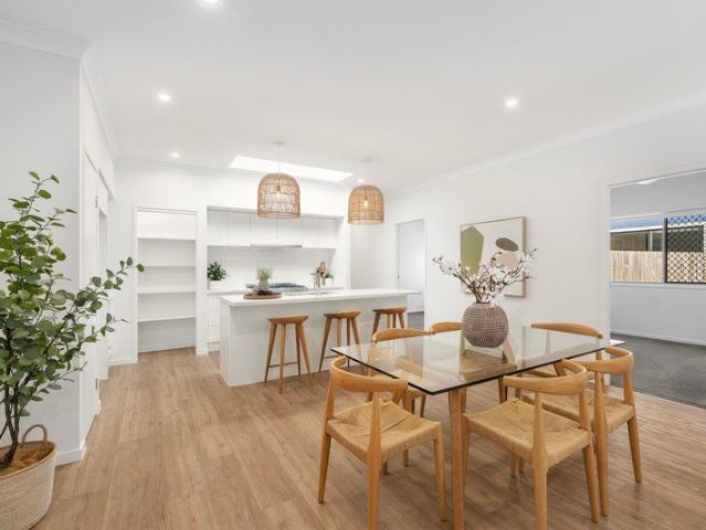 Modern open plan duplex with serene bushland outlook