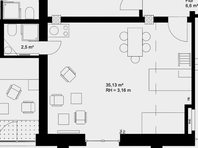 Modern Loft 35 m² on the Ground Floor — Fully Furnished, No Deposit, Cleaning Service, City Registration!, Mulheim an der Ruhr Amsterdam Apartments for Rent