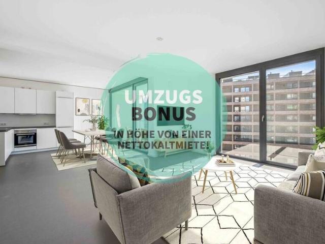 Modern Living at The Colonnades Exklusives 3 Zimmer Apartment mit zwei Loggien und Einbauküche