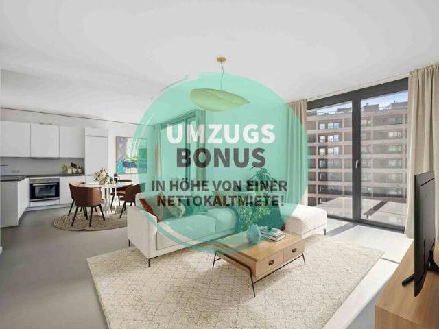 Modern Living at The Colonnades Exklusives 3 Zimmer Apartment mit zwei Loggien und Einbauküche