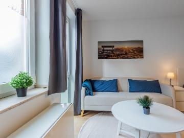 Modern Living in a Compact, Fully Equipped Apartment, Dortmund Amsterdam Apartments for Rent