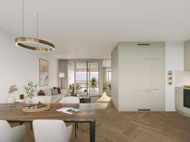 Modern living with a large loggia – Welcome to the Übergärten