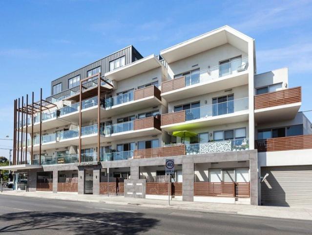 Modern living with balcony bliss