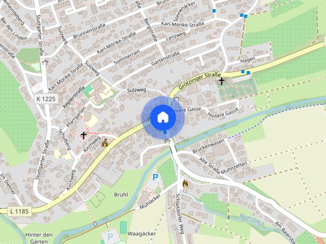 MODERN MÖBLIERT Voll möblierte.2 Zi. ELWhg. in Aich/Rudolfshöhe, WLAN 2418