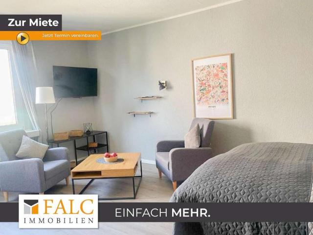 Modern möblierte 1 Zimmer Wohnung mit Einbauküche in zentraler Lage von Bochum