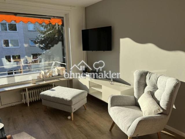 Modern möblierte 2 Zimmer Wohnung mit Balkon in Elbnähe | max. 12 Monate