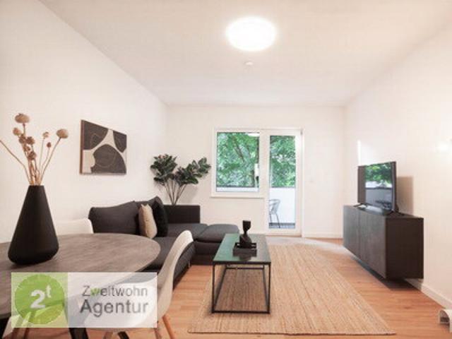 Modern möblierte 3 Zimmer Wohnung mit Sonnenbalkon, Düsseldorf Rath, Eckampstr